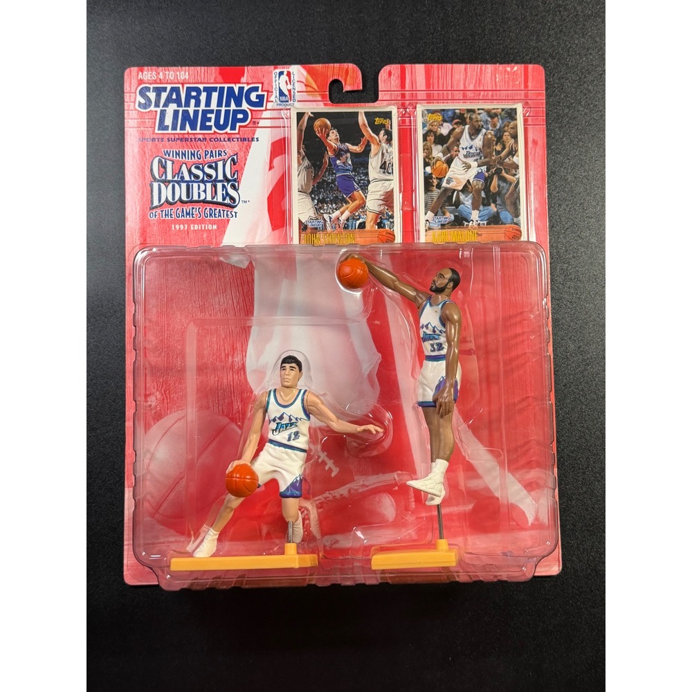 Starting Lineup 1997 Winning Pairs John Stockton Karl Malone Utah Jazz NBA New
